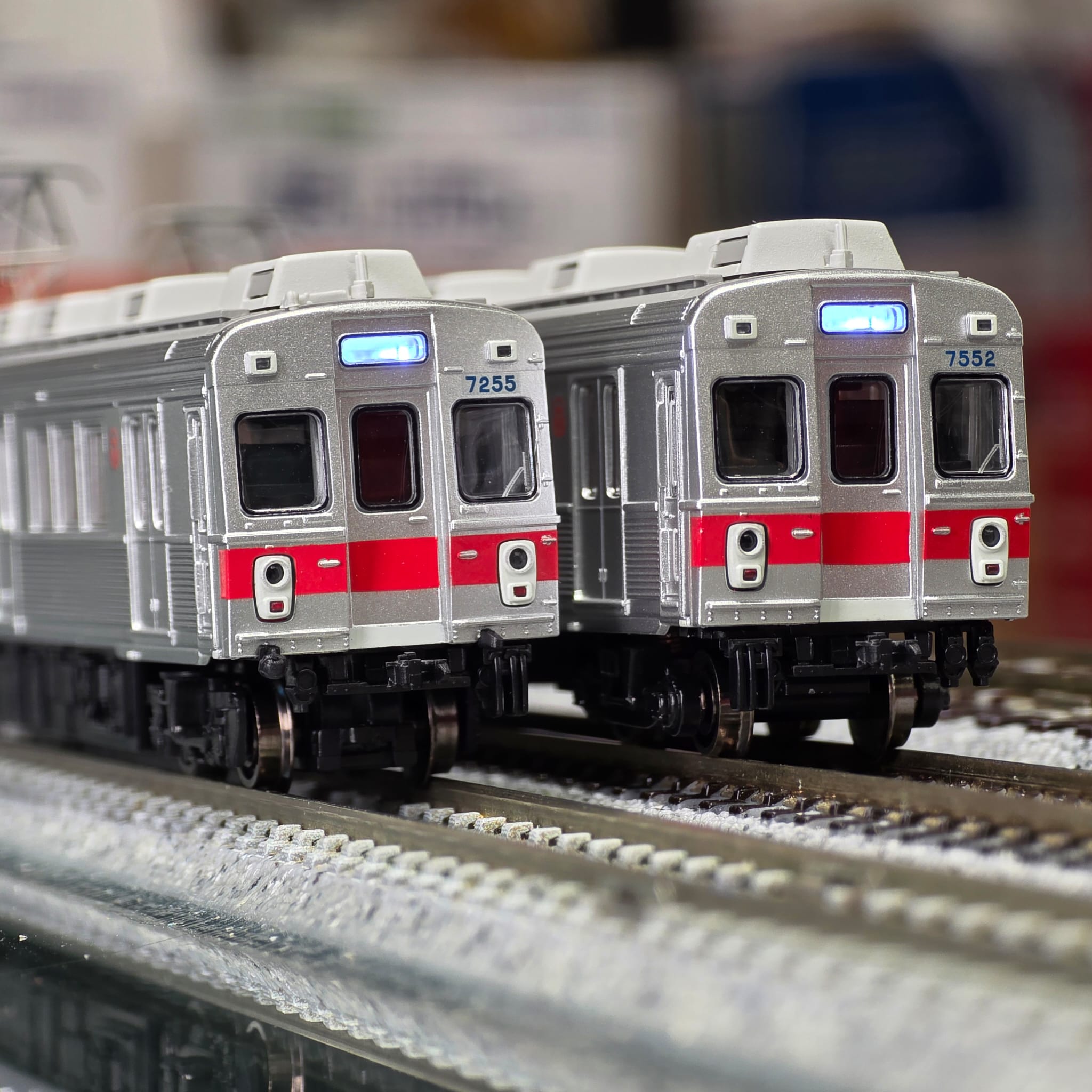 GREENMAX 50797 東急電鉄7200系(池上線・冷房車・赤帯)3両 3 GREENMAX 50797 東急電鉄7200系(池上線・冷房車・赤帯)3両