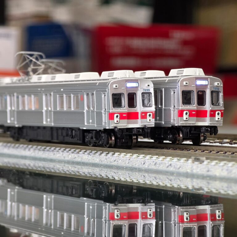 GREENMAX 50797 東急電鉄7200系（池上線・冷房車・赤帯）3両- Khaho