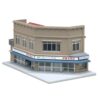 KATO 23-477 看板建築の角店２（石積み・左）