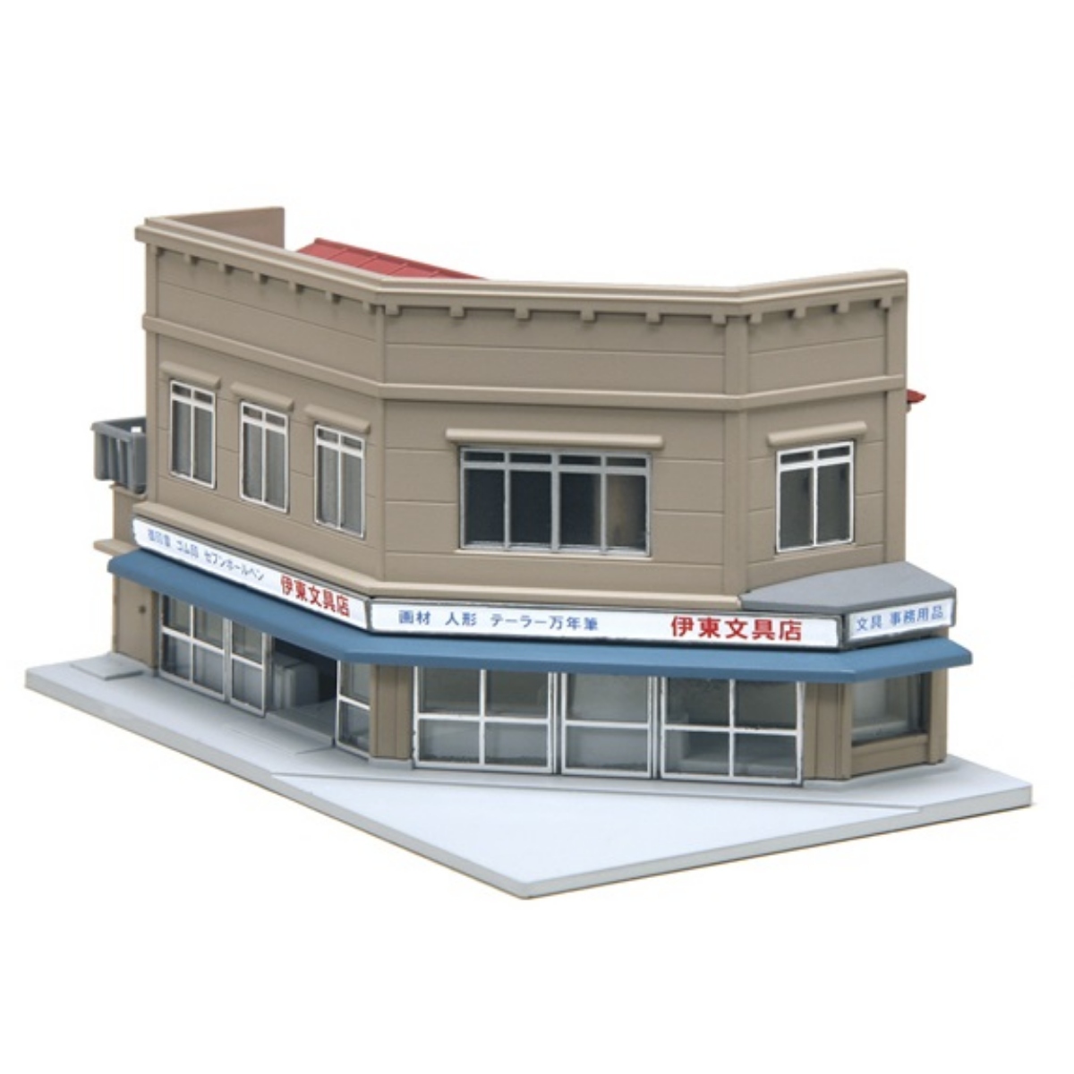 KATO 23-477 看板建築の角店2(石積み・左) 1 KATO 23-477 看板建築の角店2(石積み・左)