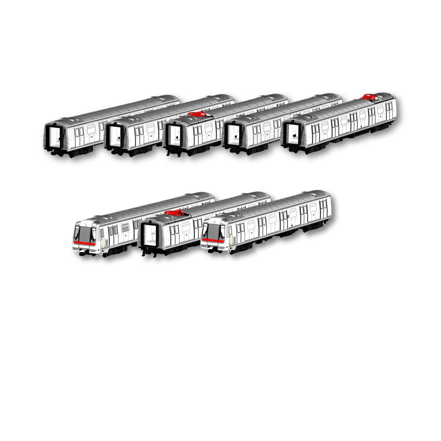 MTRN00002+3 M-TRAIN 8 卡 full set