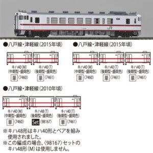 TOMIX 7461 JRディーゼルカー キハ40-500形（後期型・盛岡色）（T）