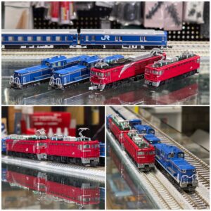 KATO 24系寢台特急「北斗星」〈豪華編成〉12輛 連全路段牽引機車套裝+車廂燈