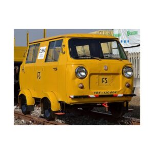 Rivarossi HR9007 HO Draisina Fiat 500 FS logo rounded, historic version