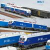長嗚 HXD1 N比例 新品 "藍精靈" 和諧1型電力機車