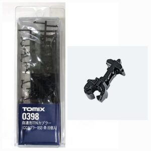 TOMIX 0398 自連形TN 車鈎 (黑・20 個入)