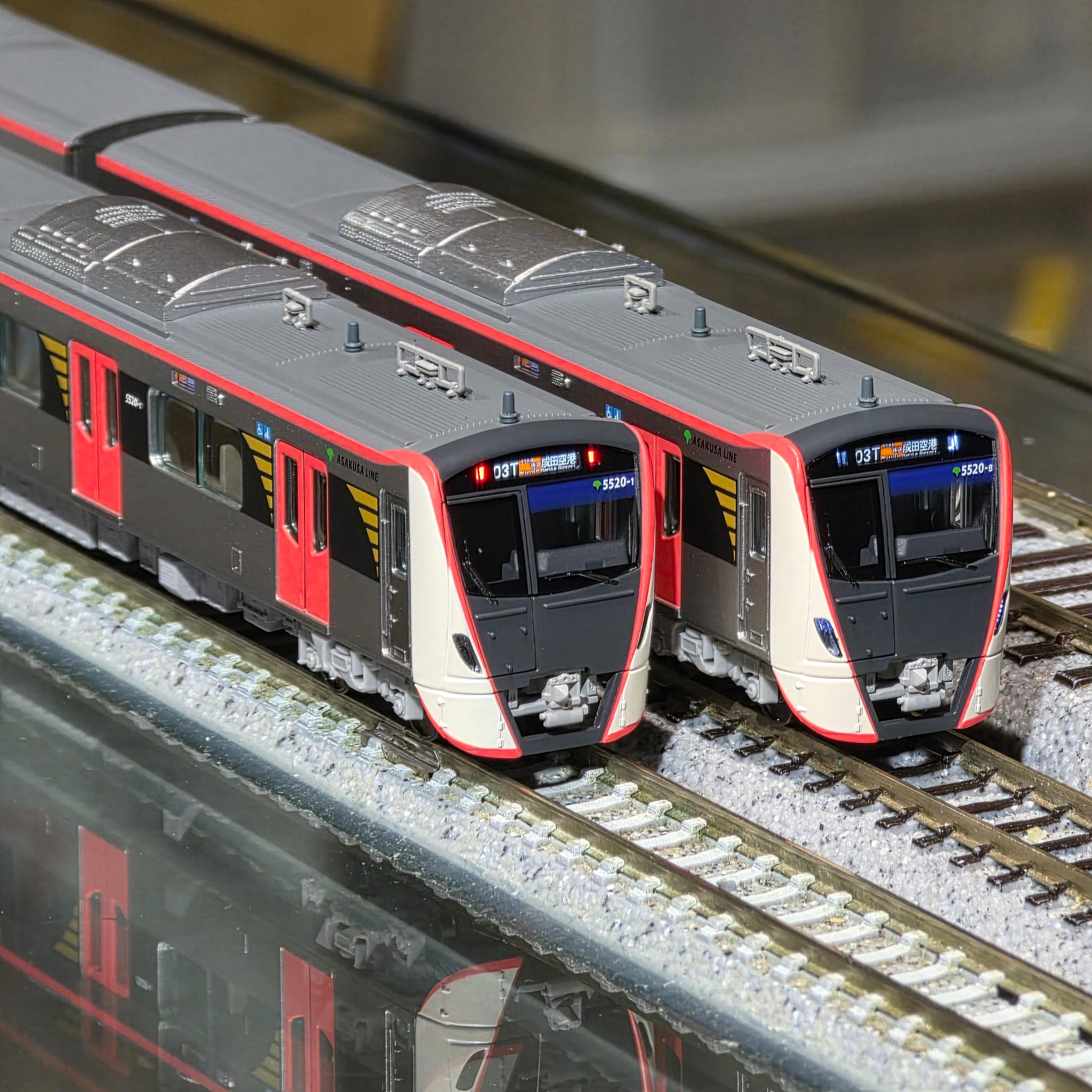 POPONDETTA 6086 都営5500形浅草線後期車アンテナ付8両[特急成田空港