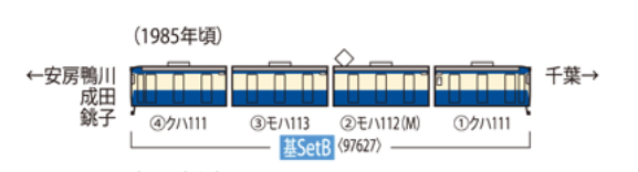 <新品預訂>TOMIX 97626 97627 97628 国鉄 113-1000系近郊電車（横須賀・総武快速線・幕張電車区）