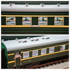 <新品預訂>MICROVIEW 微景​ 京滬神車 161/2次直快列車 ​A套裝： YW22B型硬臥 ×6 + CA23型餐車 ×1