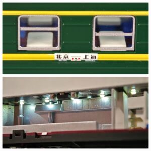 <新品預訂>MICROVIEW 微景​ 京滬神車 161/2次直快列車 ​A套裝： YW22B型硬臥 ×6 + CA23型餐車 ×1