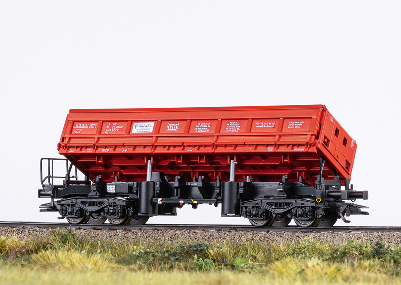 Märklin 48458 PKP Cargo（波蘭國家鐵路貨運）雙側傾卸斗車 3輛 (已更換DC車輪)