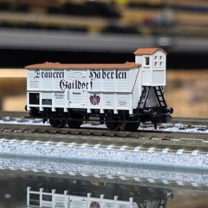 MINITRIX 18994 皇家符騰堡州鐵路 (K.W.St.E.) 隔熱保溫貨車。