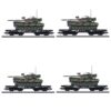 Märklin HO 西德聯邦國防軍（Bundeswehr）第四年代（Era I坦克運輸列車編組 4輛)