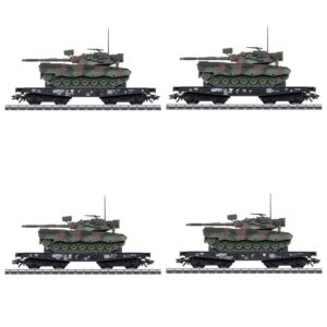 Märklin HO 西德聯邦國防軍（Bundeswehr）第四年代（Era I坦克運輸列車編組 4輛)