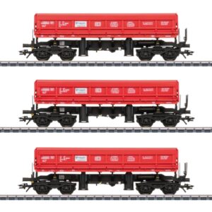 Märklin 48458 PKP Cargo（波蘭國家鐵路貨運）雙側傾卸斗車 3輛 (已更換DC車輪)
