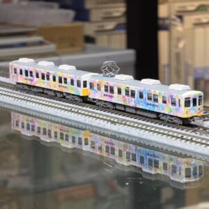 GREENMAX 50843 高松琴平電気鉄道1200形（絵の具であそぼう!10周年記念塗裝）2両