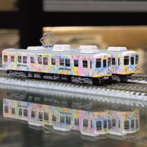 GREENMAX 50843 高松琴平電気鉄道1200形（絵の具であそぼう!10周年記念塗裝）2両