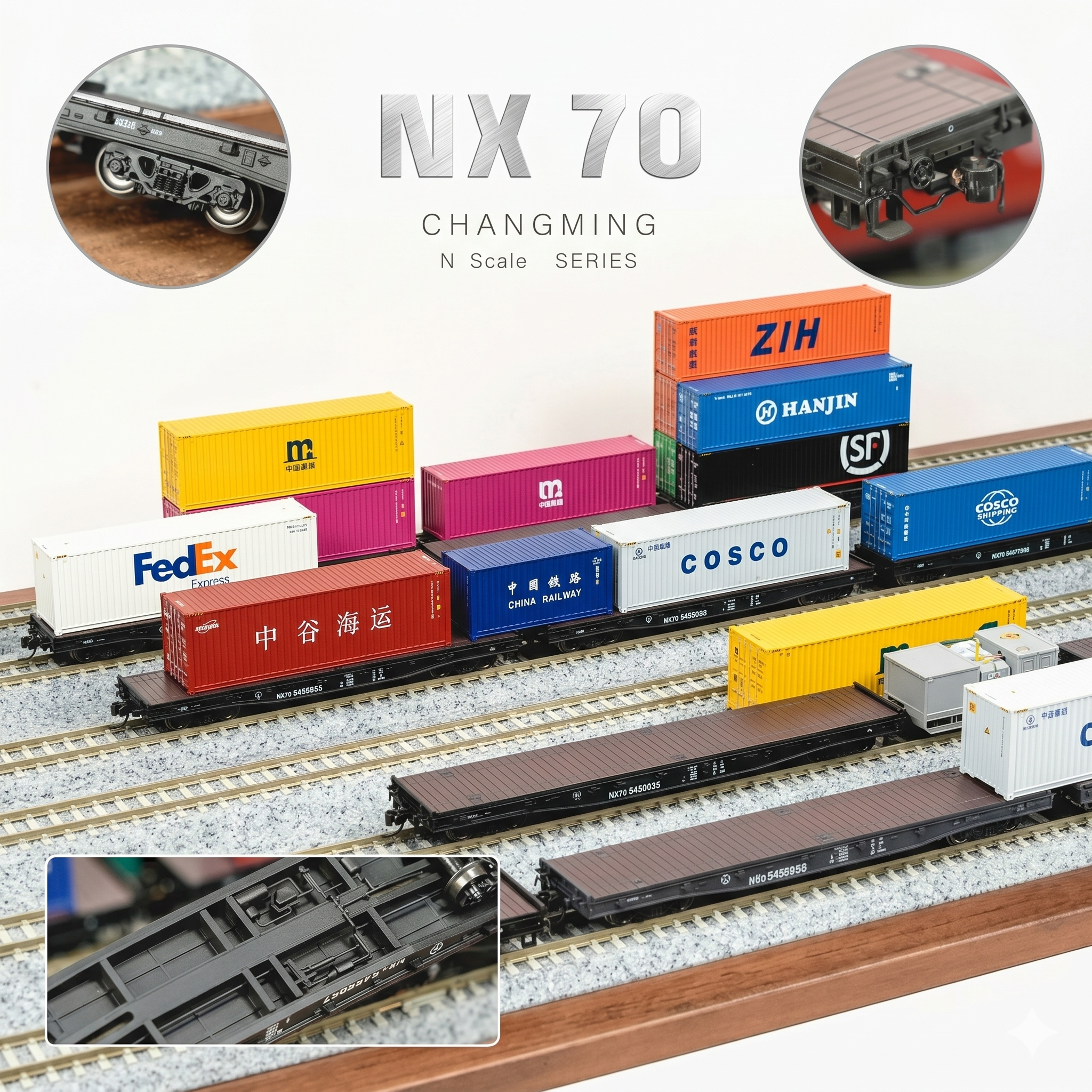 <新品預訂>中車長鳴 N NX70 多用途平車 1 NX70