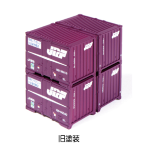 KATO 23-350-B 雙層堆疊 19D 貨櫃 旧塗裝 6個入 (展示用)