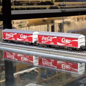 MARKLIN 48344 bils-vy 貨車 (Coca-Cola®) 已更換DC車輪