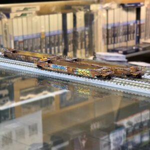 MICROTRAIN 98302262 TTX 舊化雙層貨櫃車 3 輛 7 MICROTRAIN 98302262 TTX 舊化雙層貨櫃車 3 輛