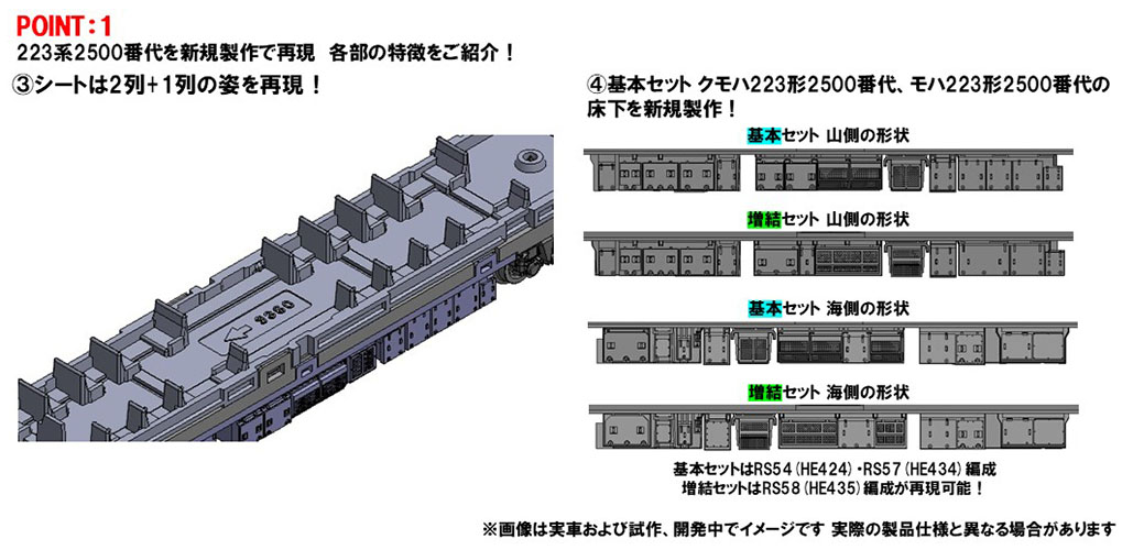 <新品預訂>TOMIX 97219 97220 JR 223-2500系近郊電車(転落防止幌付) 10 <新品預訂>TOMIX 97219 97220 JR 223-2500系近郊電車(転落防止幌付)