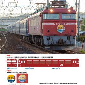 <新品預訂>TOMIX 12110 JR EF81形電力機車（長岡車輛中心・帶遮簷）