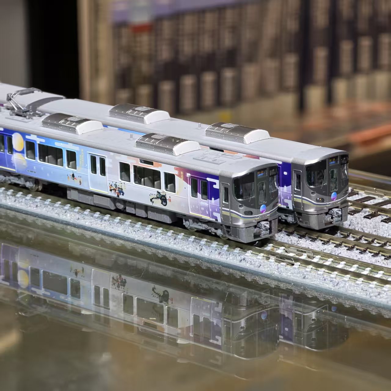 TOMIX 97980 JR 225系100番台 6両セット TOMIX 97980 JR 225-100系近郊電車6両(琵琶湖大津紫式部列車)[特別企画