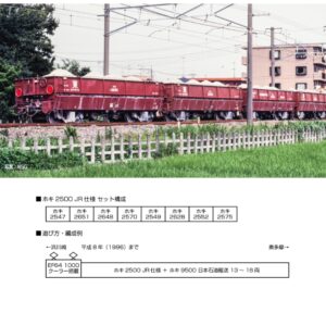 <新品預訂>KATO 10-2169 青梅線的石灰石巨匠：ホキ2500形（JR樣式）8兩