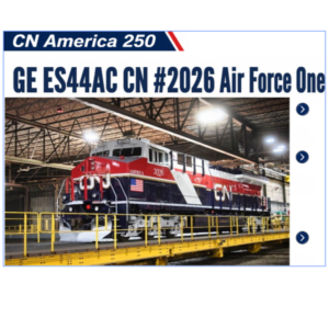 <新品預訂>KATO 176-2026 GE ES44AC CN #2026 Air Force One [America 250 記念塗装機]