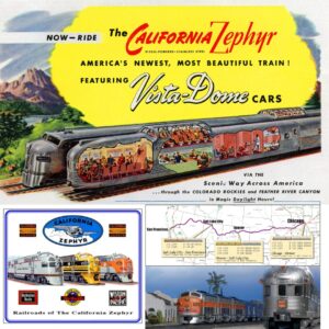 <新品預訂>KATO 106-058  E8A + California Zephyr 加州微風號 4輛基本