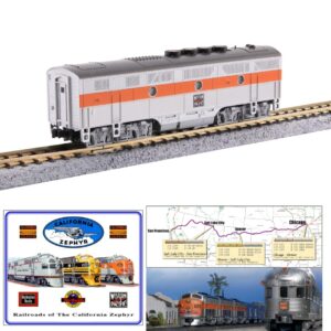<新品預訂>KATO 176-1209 EMD F3B 柴油機車（WP / 無駕駛室 B 機）