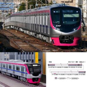 GREENMAX 32001 32002 京王5000系（京王Liner・車號可選式）10輛