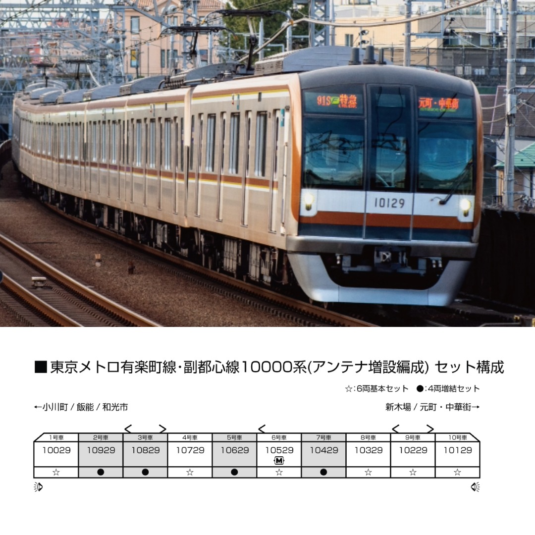 KATO 10-2242 10-2243 東京地下鐵（Tokyo Metro）有楽町線・副都心線