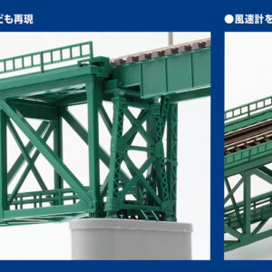 TOMIX 3267 Fine Track 上路式単線トラス鉄橋 S280(F) (深緑) (PC橋脚・2本付)