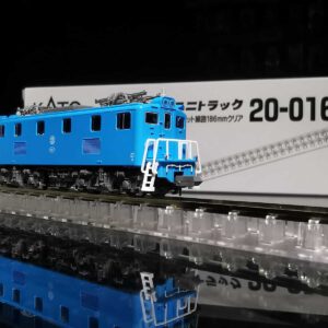 KATO 20-016-A 開放ﾋﾟｯﾄ線路186mm ｸﾘｱ (8本入) 展示用透明路軌